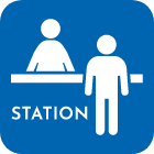 駅受取