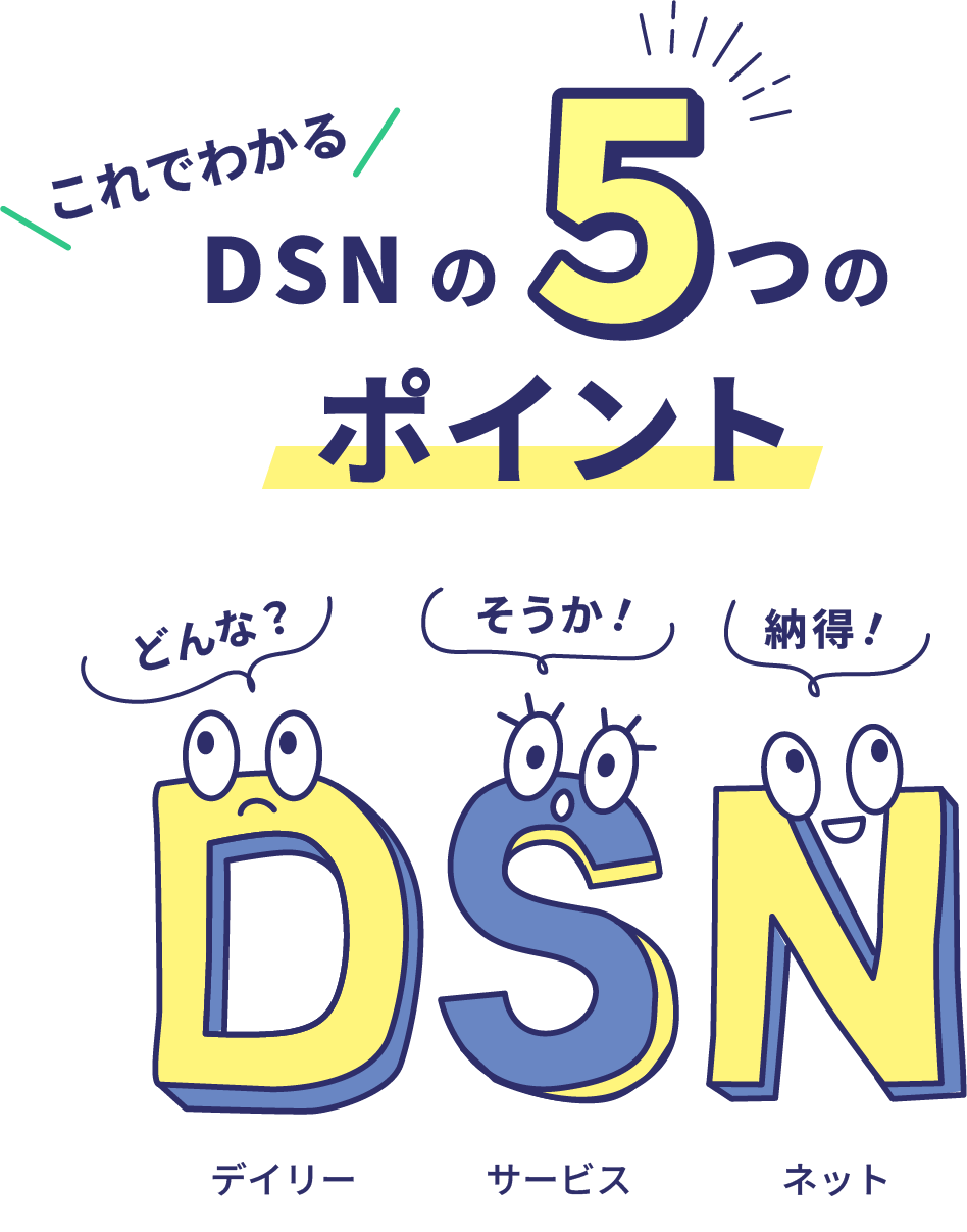 これでわかるDSNの5つのポイント